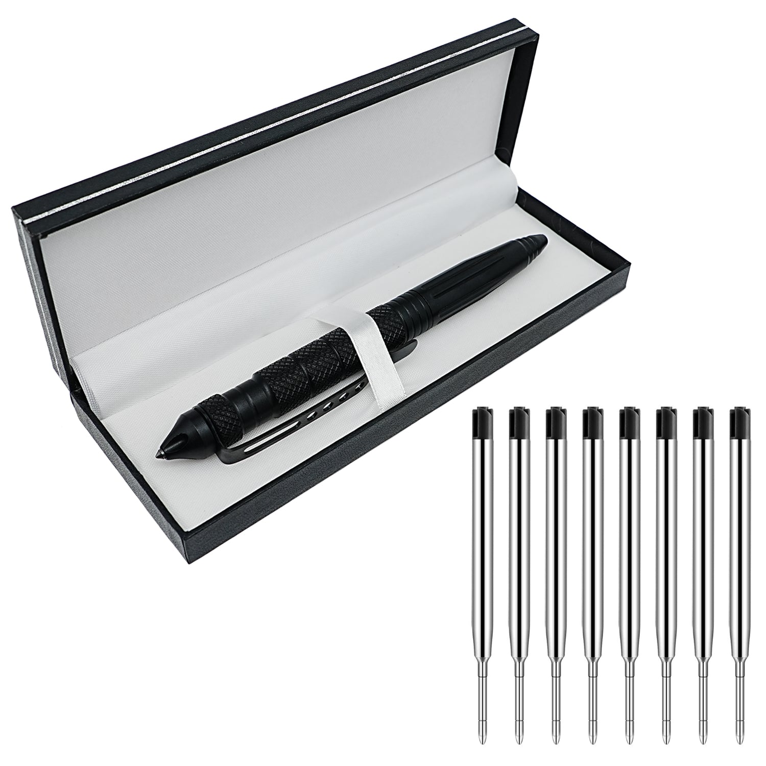 Origin-Joy Tactical Pen - AL01 & Black - Gift Boxed (6061-T6 Aluminum)