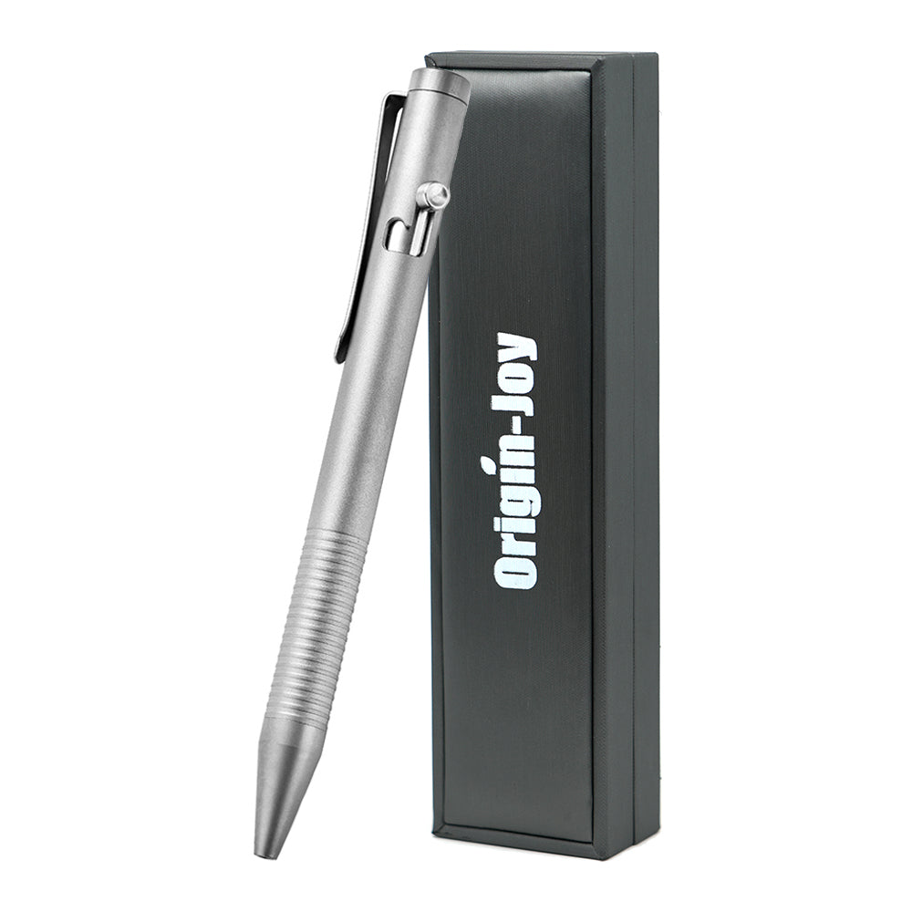 Origin-Joy Bolt Action Pen - TI01 & Metallic (TC4 Titanium)