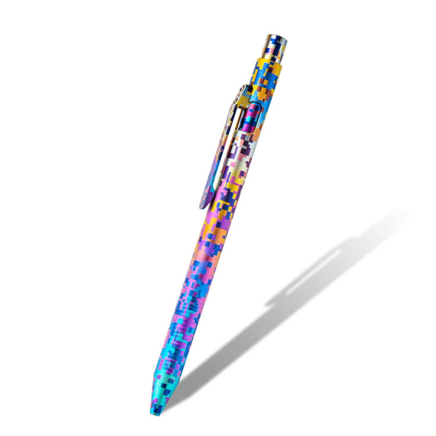 Origin-Joy Bolt Action Pen - TI02 & Pixel Style (TC4 Titanium)