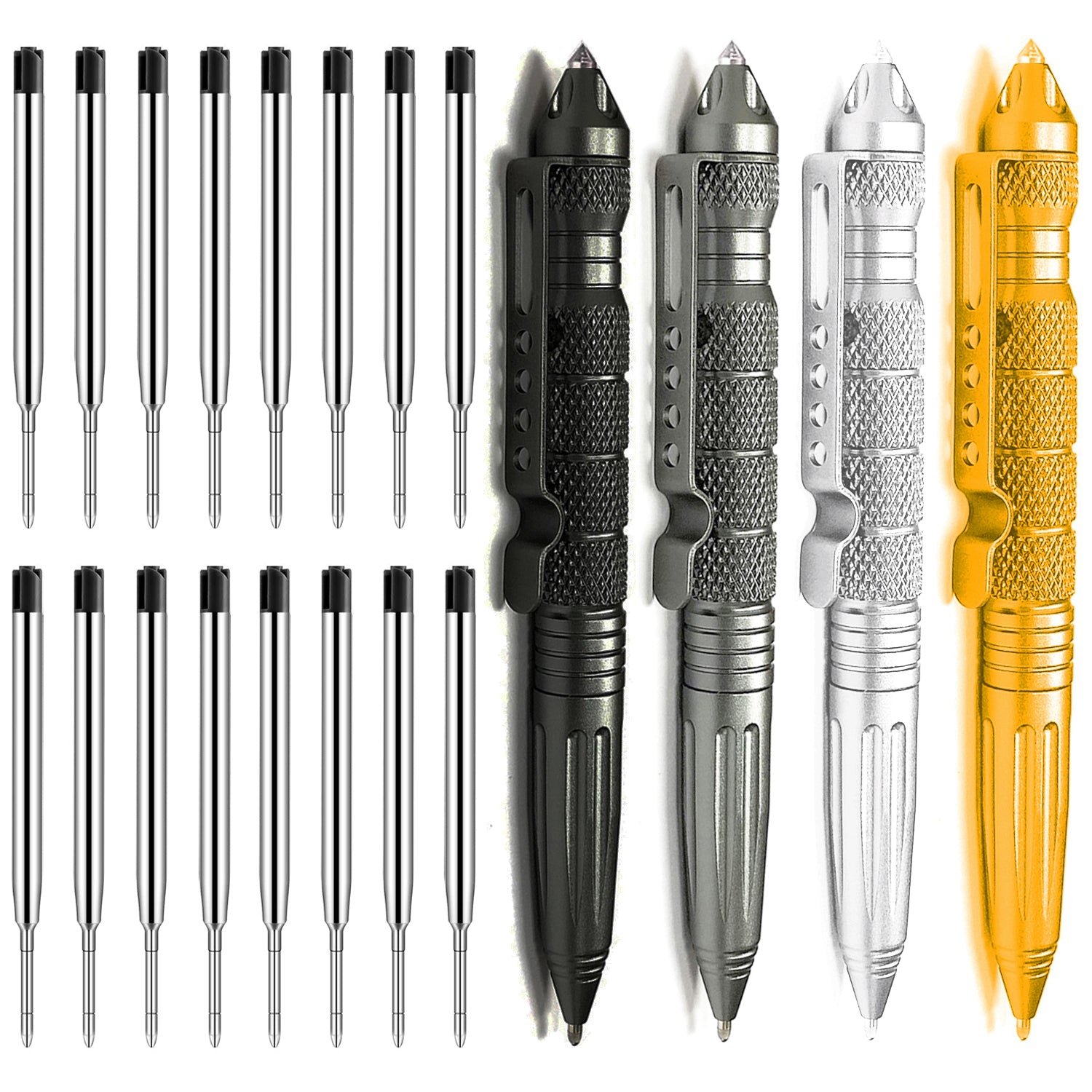 Origin-Joy Tactical Pen - AL01 & Black / Gray / Silver / Gold (6061-T6 Aluminum)