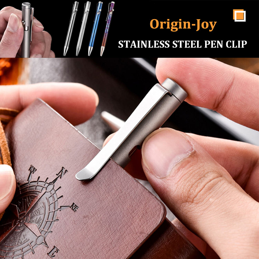 Origin-Joy Bolt Action Pen - TI01 & Metallic (TC4 Titanium)