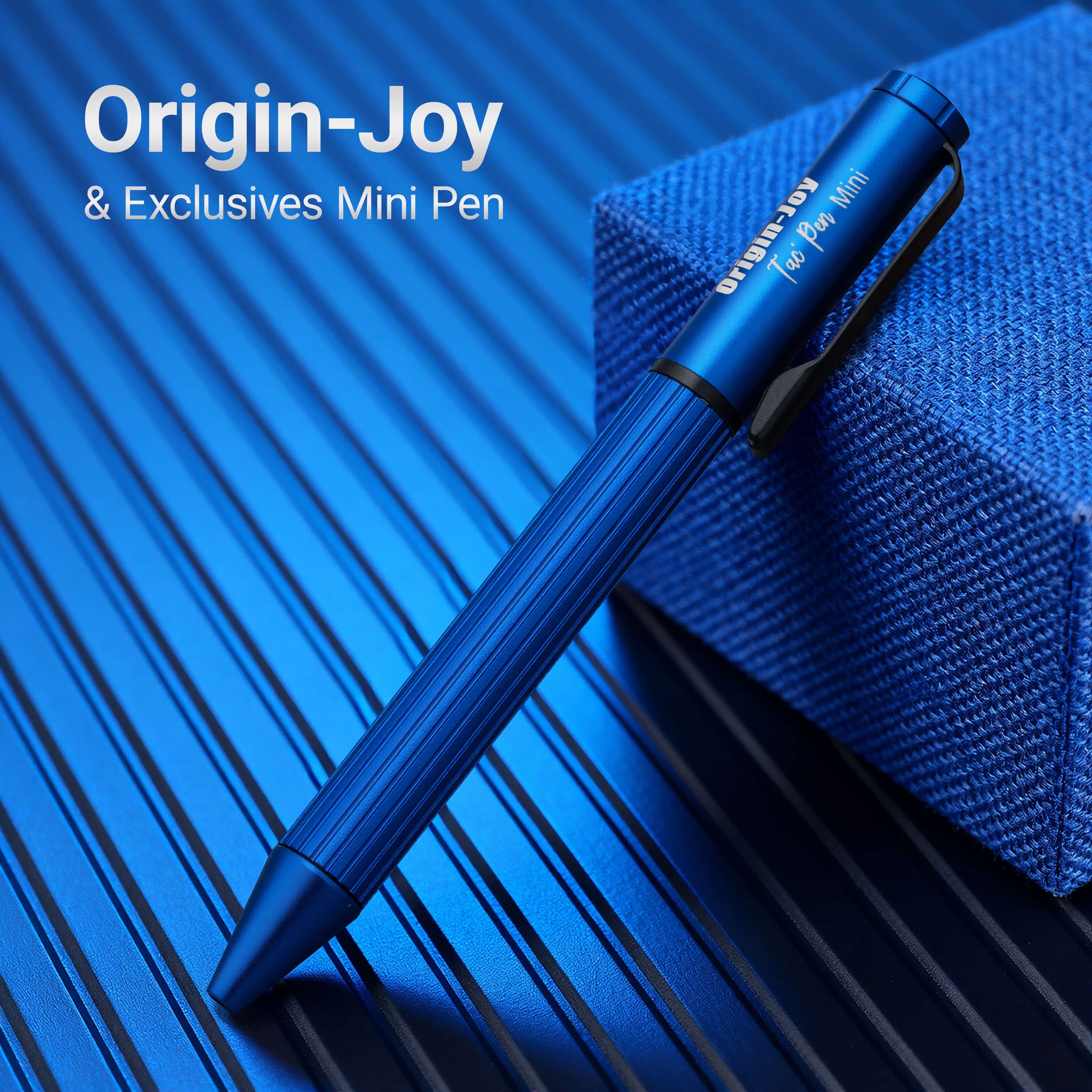 Origin-Joy Mini EDC Bolt Action Tactical Pen - AL02 & OD Green (6061-T6 Aluminum)